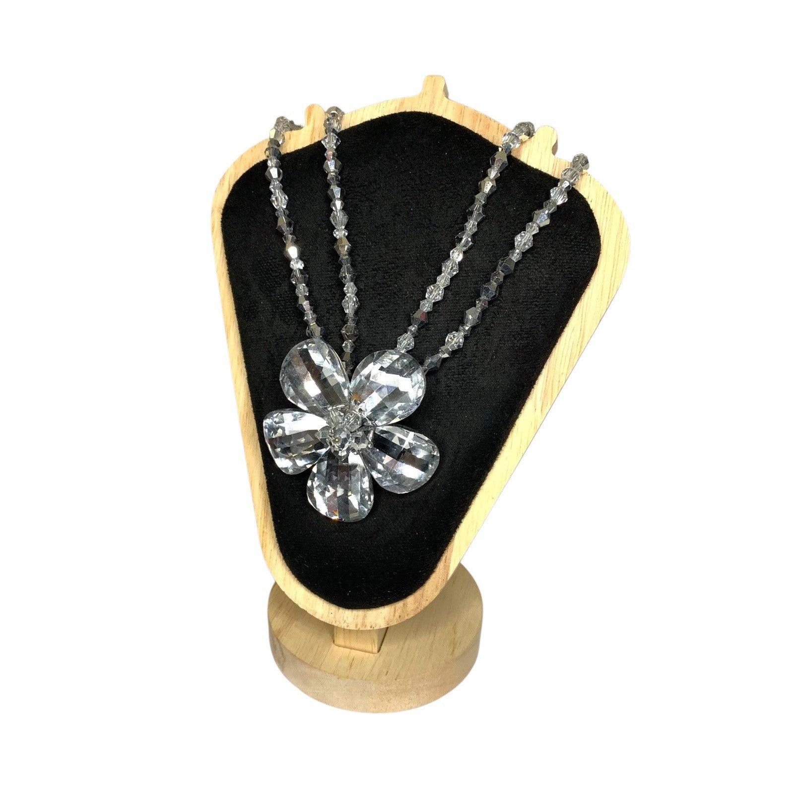 Butler & Wilson Crystal Statement Necklace Large Flower Glass Rhinestones Necklaces & Pendants by TheVoyageBird