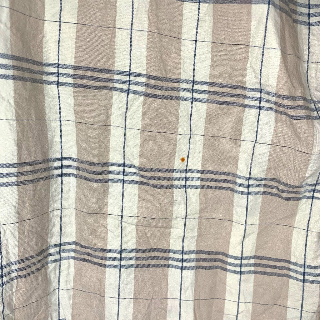 Carhartt Men’s Shirt L Beige Plaid Short Sleeve Button Up Original Fit Workwear Casual Shirts & Tops by TheVoyageBird