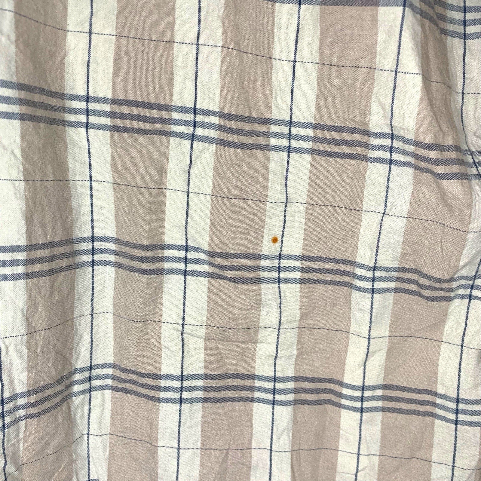 Carhartt Men’s Shirt L Beige Plaid Short Sleeve Button Up Original Fit Workwear Casual Shirts & Tops by TheVoyageBird