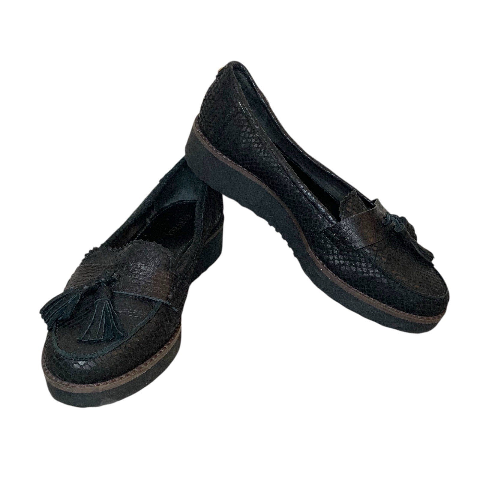 Carvela Black Slingback High Heels UK 4 Womens Shoes with Sequin Bow Detail Heels by TheVoyageBird