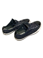 Chuck Taylor All Star Low Dobby Weave Size UK 5.5 Knit Effect Black White Navy Trainers by TheVoyageBird