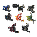Coil Tattoo Machine Guns Liner Shader x8 Bundle Joblot Colourful Tattoo Machines by TheVoyageBird