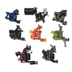 Coil Tattoo Machine Guns Liner Shader x8 Bundle Joblot Colourful Tattoo Machines by TheVoyageBird
