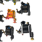 Coil Tattoo Machine Guns Liner Shader x8 Bundle Joblot Colourful Tattoo Machines by TheVoyageBird