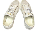 Converse Chuck Taylor All Star Egret Metallic Gold Leather Low Tops UK 7 Trainer Trainers by TheVoyageBird