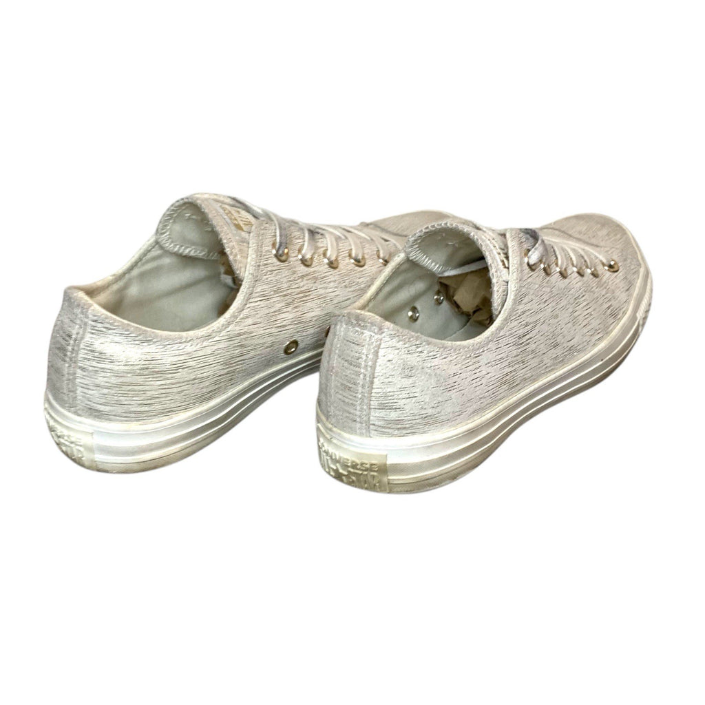 Converse Chuck Taylor All Star Egret Metallic Gold Leather Low Tops UK 7 Trainer Trainers by TheVoyageBird