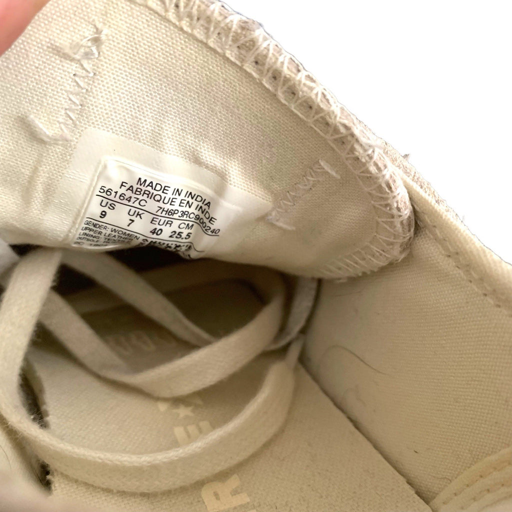 Converse Chuck Taylor All Star Egret Metallic Gold Leather Low Tops UK 7 Trainer Trainers by TheVoyageBird