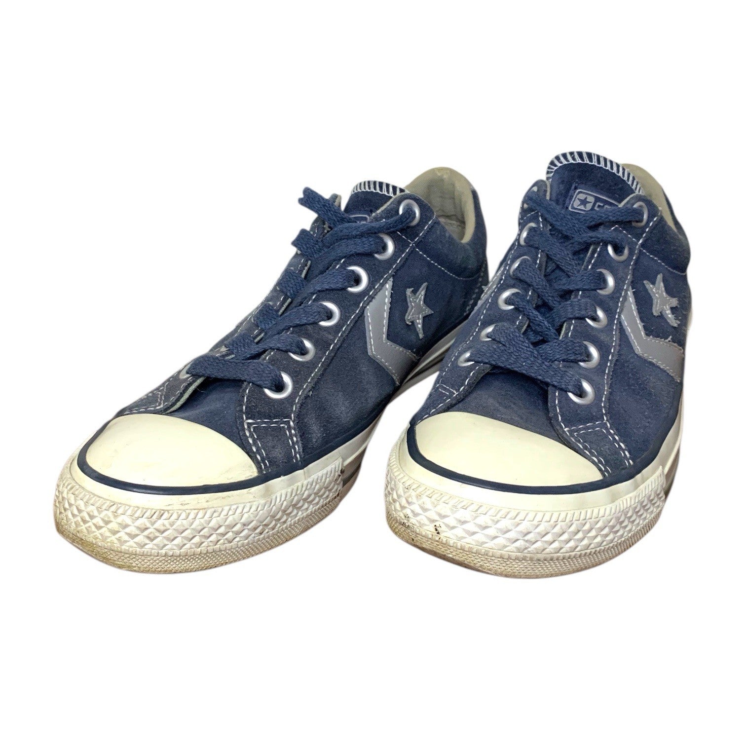 Converse Player 76 Blue Denim Trainers UK8/US6 - Vintage Discontinued Sneakers Shoes UK Trainers by TheVoyageBird