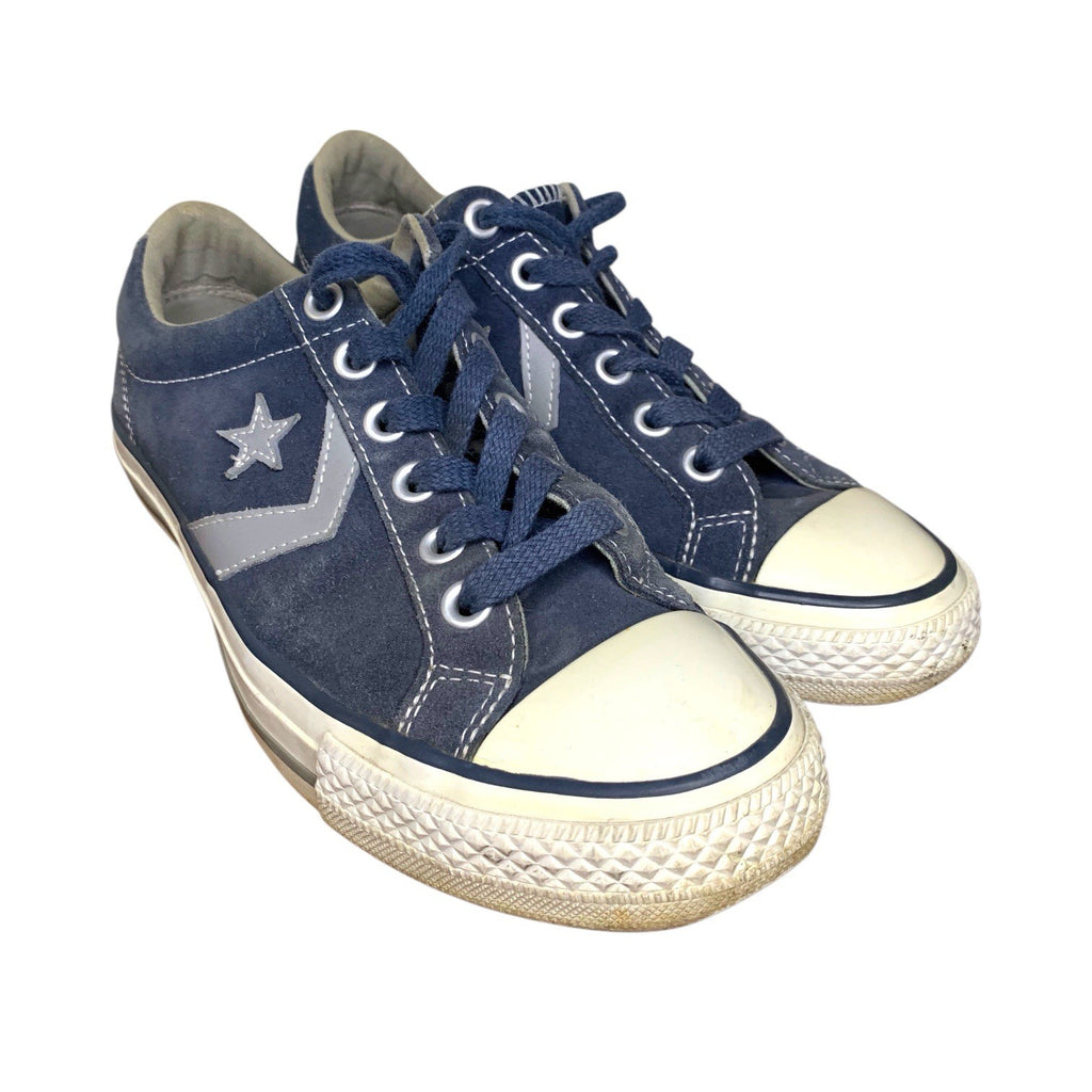 Converse Player 76 Blue Denim Trainers UK8/US6 - Vintage Discontinued Sneakers Shoes UK Trainers by TheVoyageBird