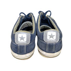 Converse Player 76 Blue Denim Trainers UK8/US6 - Vintage Discontinued Sneakers Shoes UK Trainers by TheVoyageBird