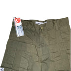 Criminal Damage Kids Cargo Pants Khaki Green Y2K 24" Trousers by TheVoyageBird