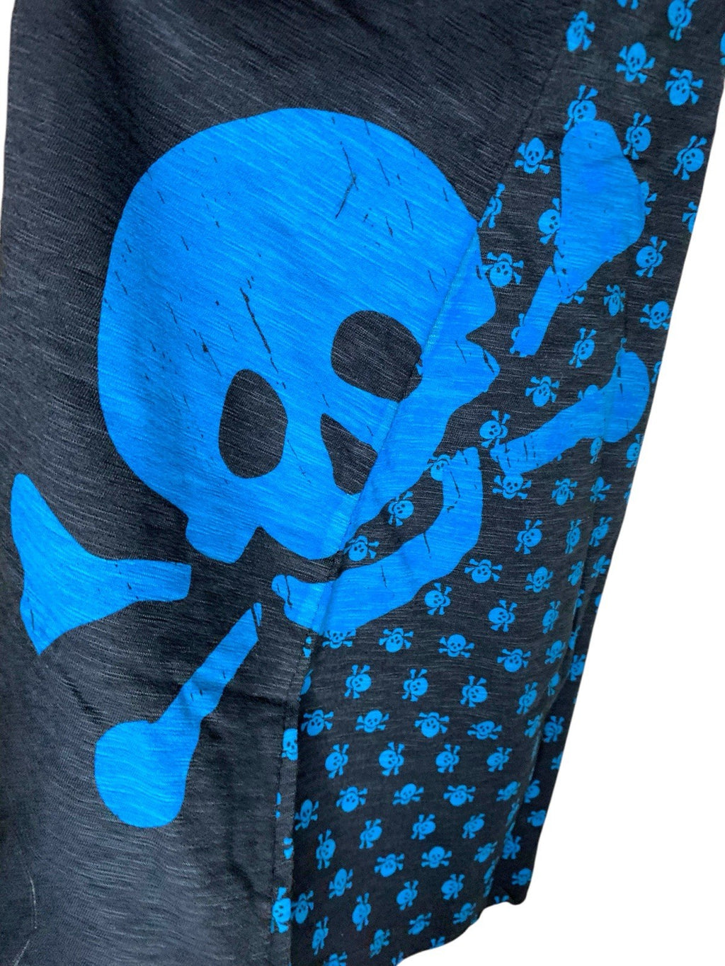 Criminal Damage Y2K Goth Skull Dress Black Blue Size L BNWT Dresses by TheVoyageBird