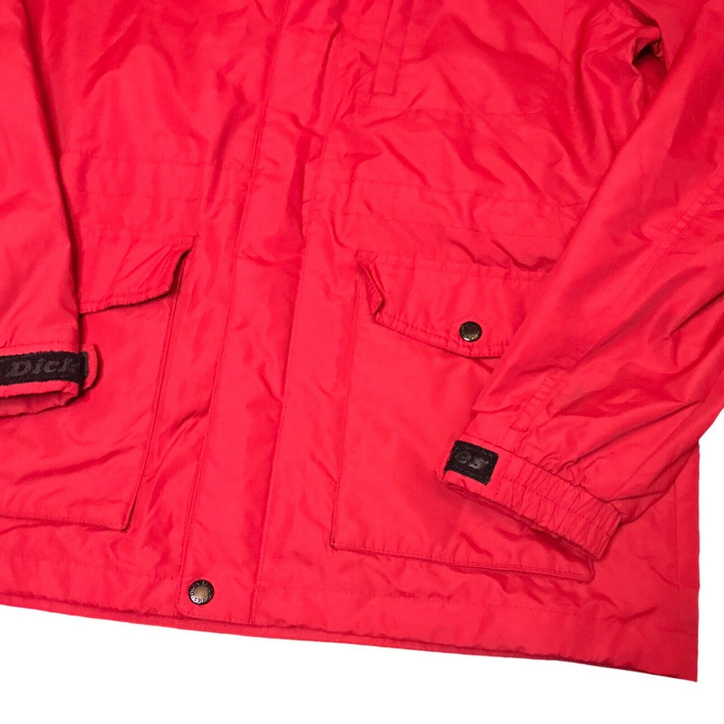 Dickies Mens Lightweight Windbreaker Shell Rain Coat Zip Jacket Red Size S Coats, Jackets & Waistcoats by TheVoyageBird