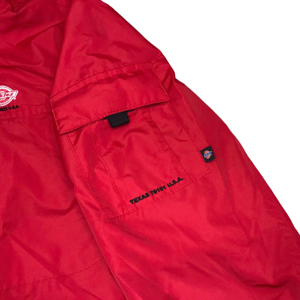 Dickies Mens Lightweight Windbreaker Shell Rain Coat Zip Jacket Red Size S Coats, Jackets & Waistcoats by TheVoyageBird