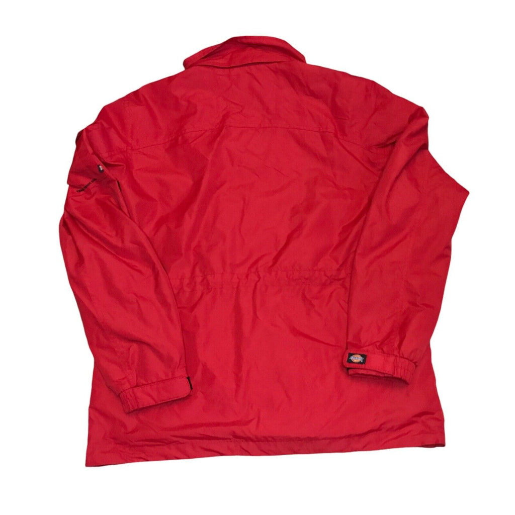 Dickies Mens Lightweight Windbreaker Shell Rain Coat Zip Jacket Red Size S Coats, Jackets & Waistcoats by TheVoyageBird