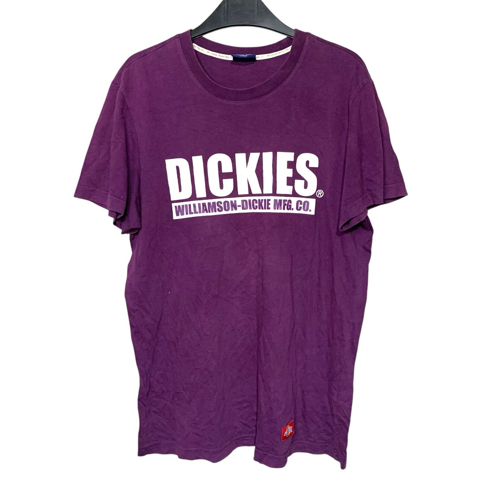 Dickies Purple Casual T-Shirt | Size L | Classic Design for Everyday Comfort T-Shirts by TheVoyageBird