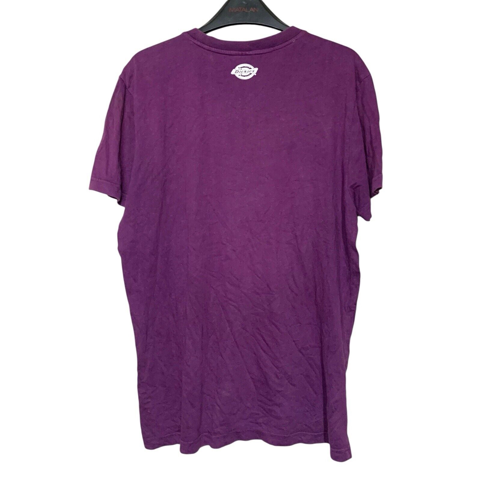 Dickies Purple Casual T-Shirt | Size L | Classic Design for Everyday Comfort T-Shirts by TheVoyageBird