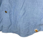 Dickies Relaxed Fit Work Shirt Size L - Blue Short Sleeve Button Down Casual UK Formal Shirts by TheVoyageBird