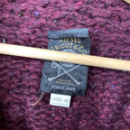 Diesel Tricot & Co Superior Knitted Zipped Cardigan Size M in Burgundy Red Jumpers & Cardigans by TheVoyageBird