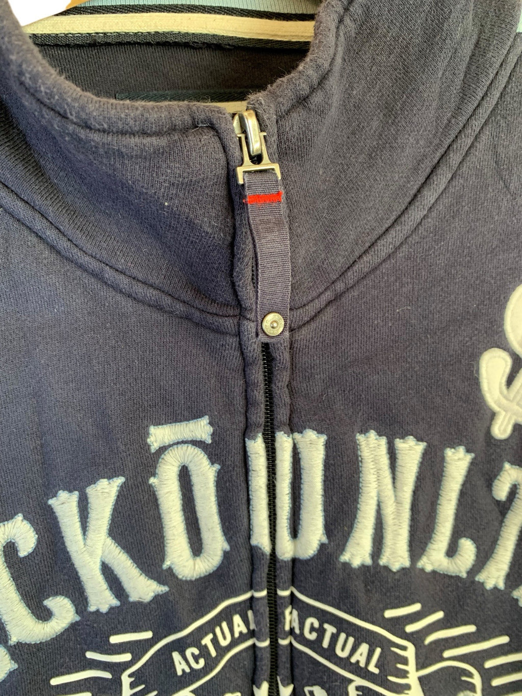 Ecko Unltd Blue Zip Up Hoodie Jumper Size XL Vintage Y2K 00s Era Hoodies & Sweatshirts by TheVoyageBird