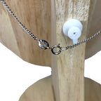 Freshwater Pearl Necklace with 925 Sterling Silver Chain Gemstone by TheVoyageBird