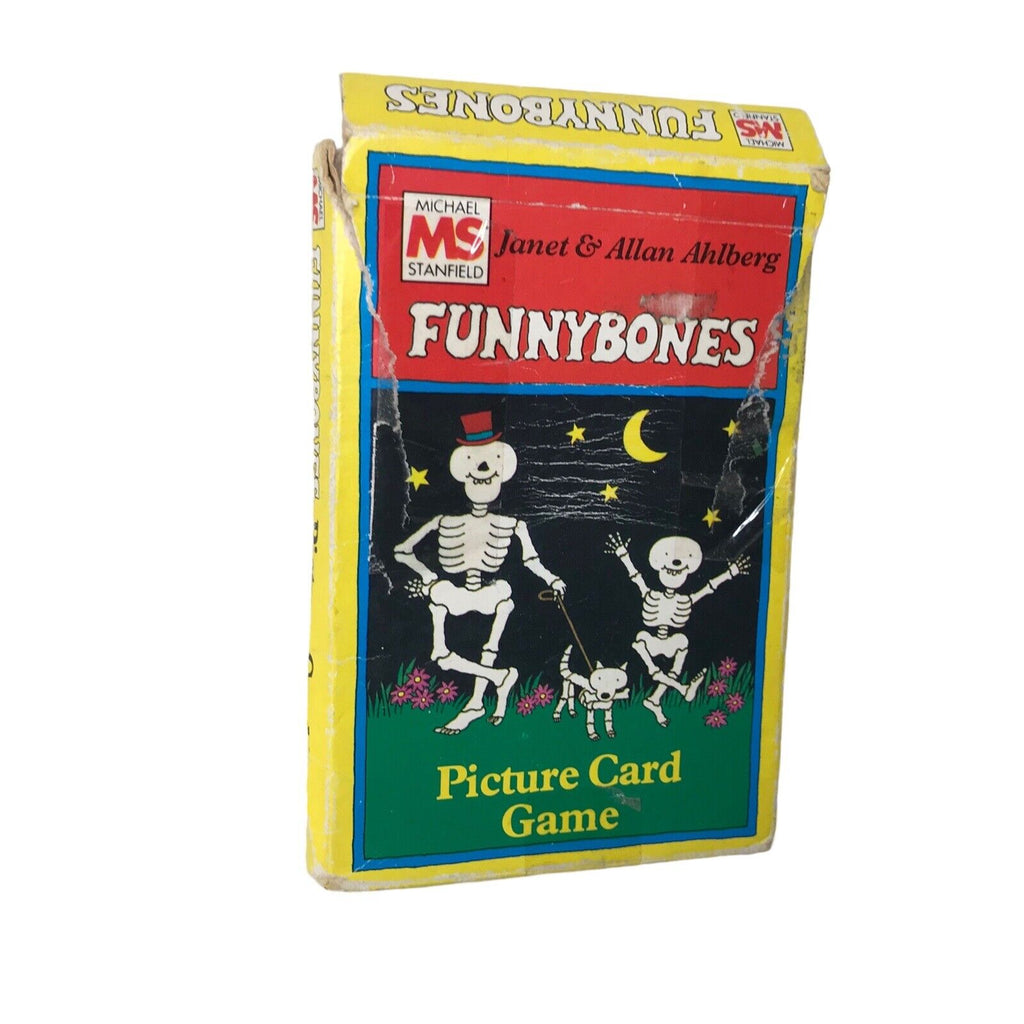 Funnybones Picture Card Game - 1980 - Janet & Allen Ahlberg - MS - Skeletons Card Games-Vintage by TheVoyageBird