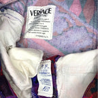 Gianni Versace Jeans Couture Baroque Print Denim Shorts W29 - Vintage 90s Designer Italian UK Shorts by TheVoyageBird