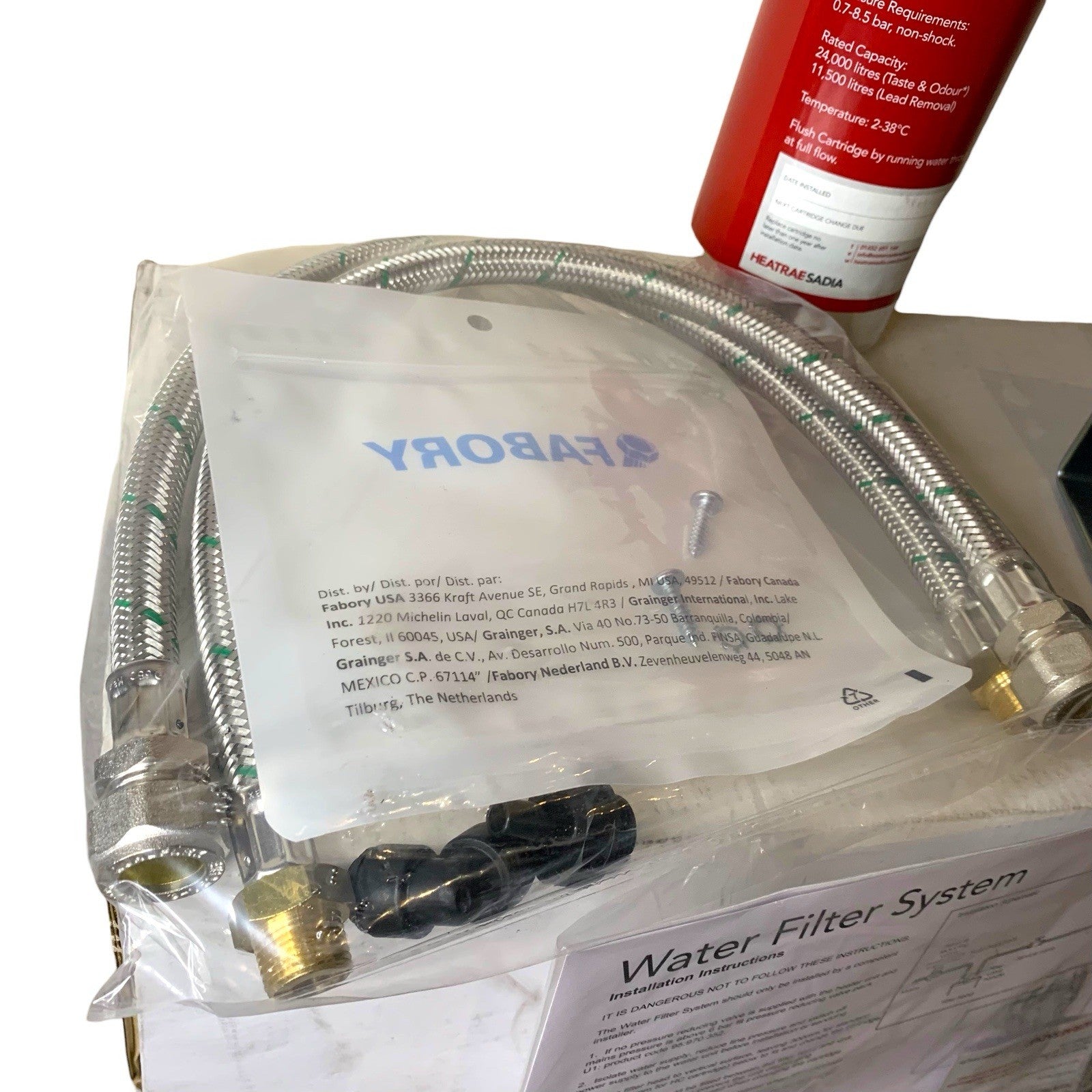 Heatrae Sadia 7036010 High-Capacity Water Filter Kit 0.2µm - Caravan Motorhome UK Standard Water Heaters by TheVoyageBird