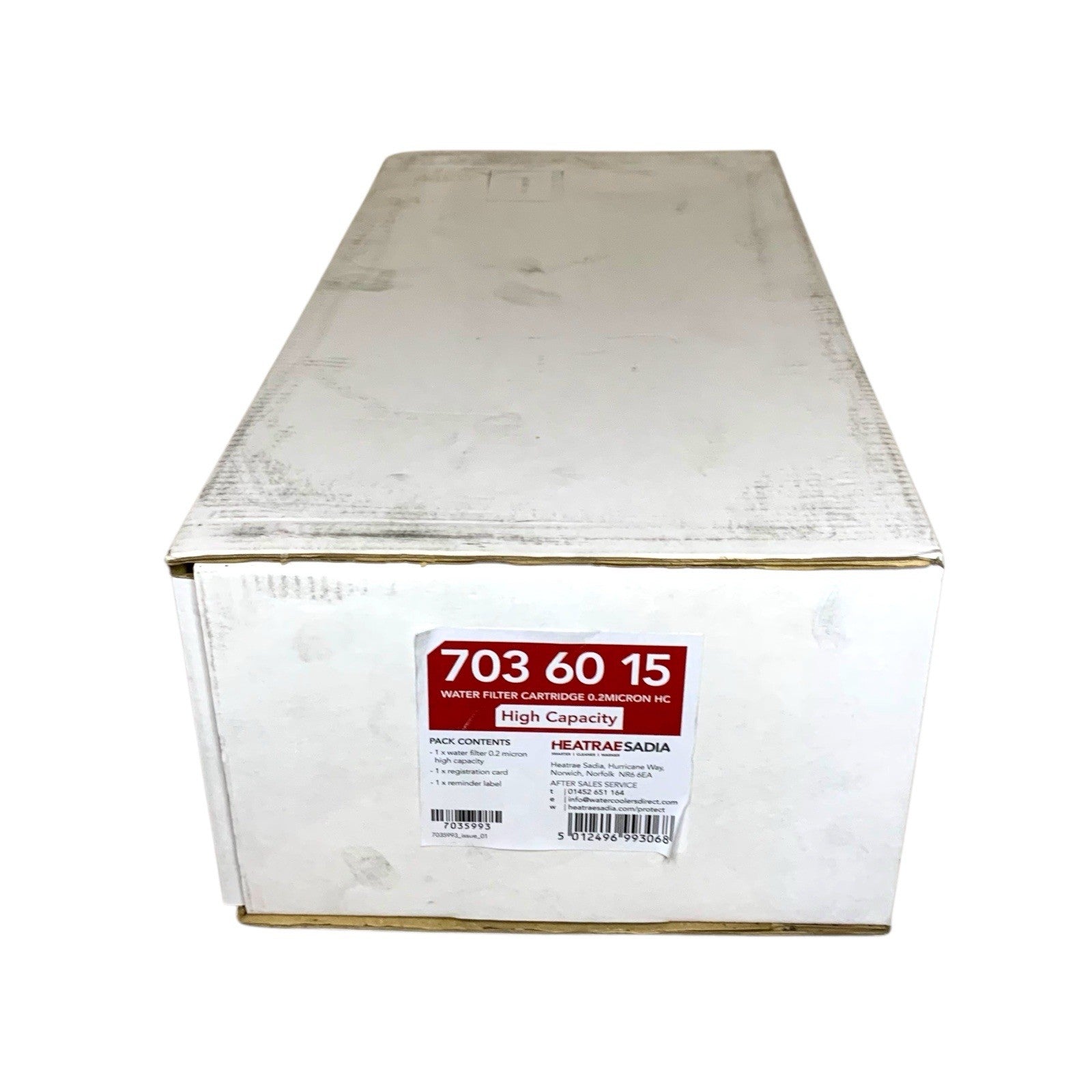 Heatrae Sadia 7036015 Water Filter Cartridge 0.2µm - High Capacity Caravan Motorhome UK Standard Water Heaters by TheVoyageBird