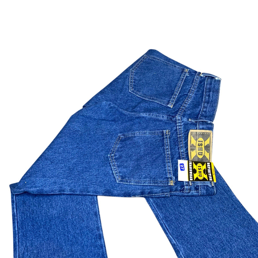 ISHU Y2K Flare Jeans Blue Stretch Denim 27" Waist BNWT UK Jeans by TheVoyageBird