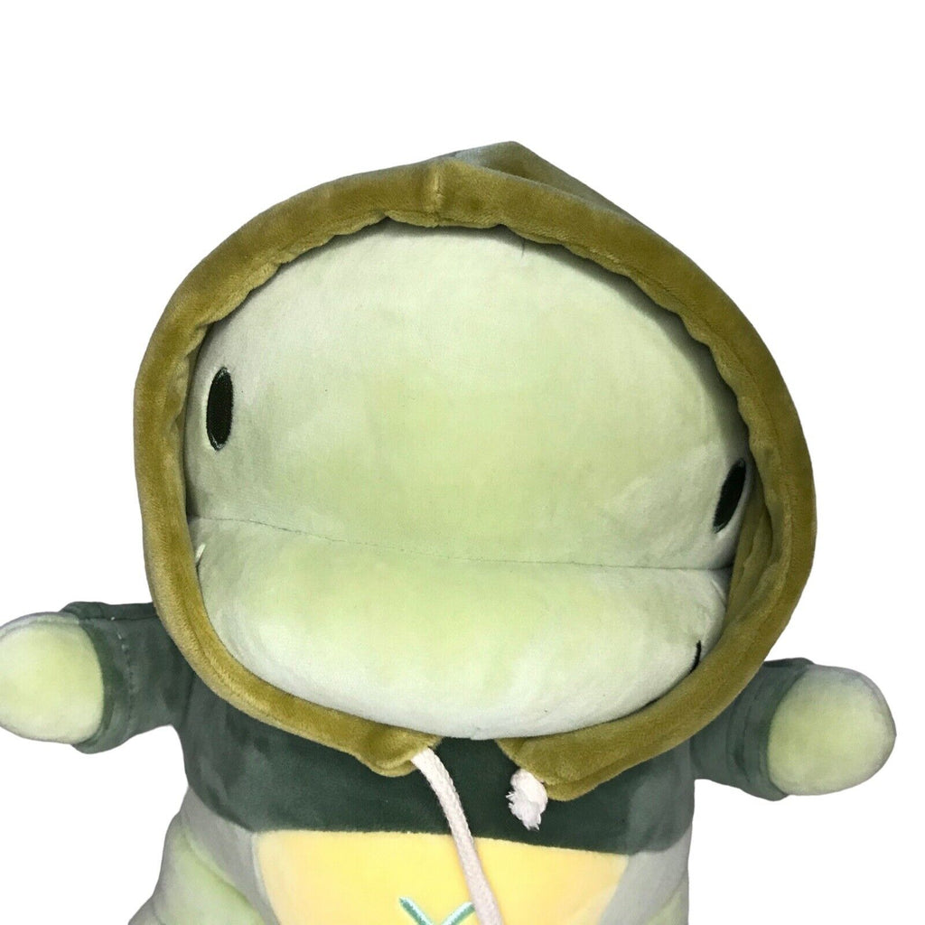 Kenji Yabu Green Hooded Rex Plush Hooded Soft Toy Japan - Dinosaur Plush Kawaii Branded Soft Toys by TheVoyageBird