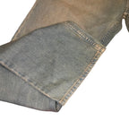 LEVI STRAUSS & CO Mens Signature Straight Jeans W36 L34 Light Blue Washed Grunge Jeans by TheVoyageBird