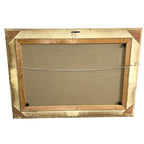 Large Tree Landscape Oil Painting – Lake & Tower Scene – Signed J. Carracci – Paintings by TheVoyageBird