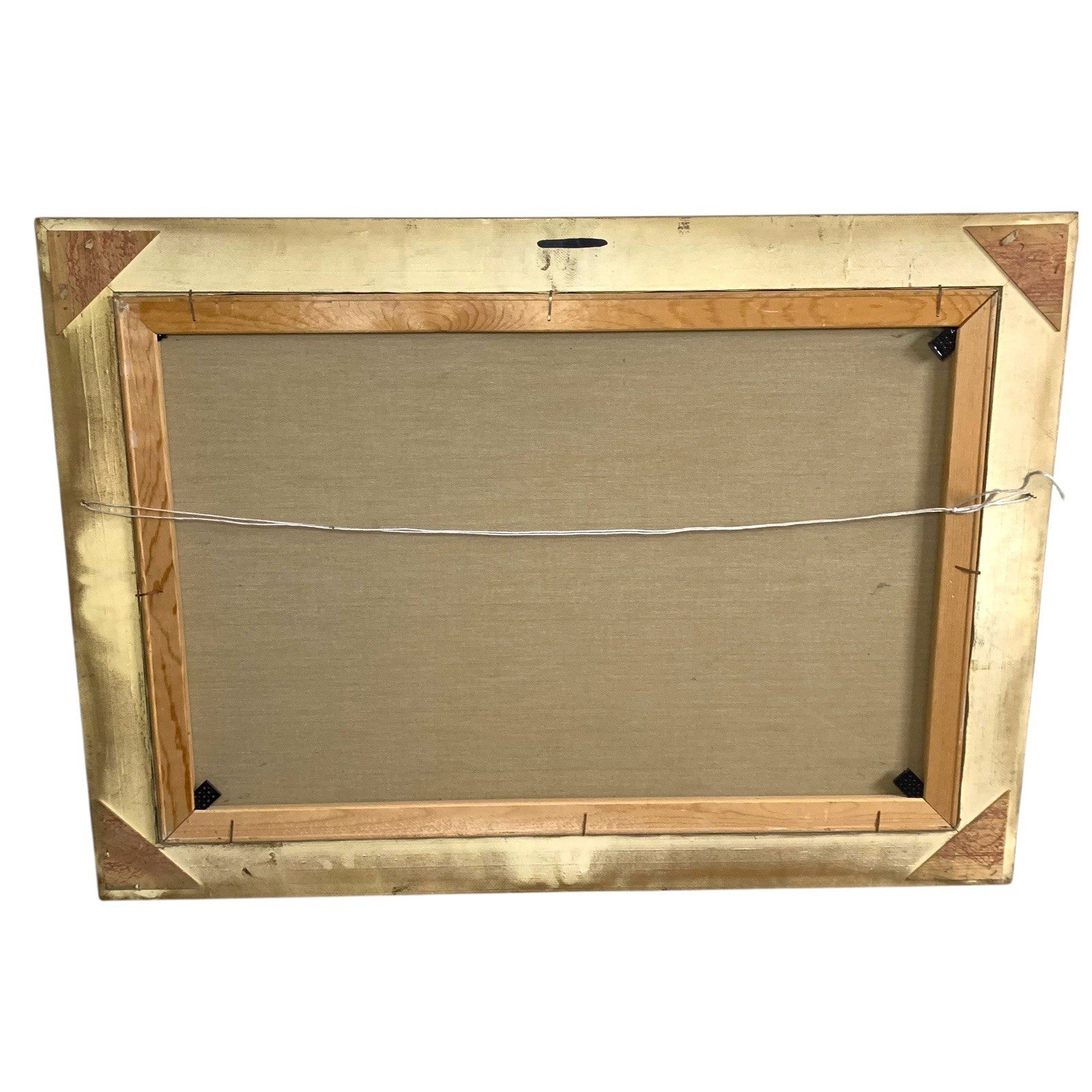 Large Tree Landscape Oil Painting – Lake & Tower Scene – Signed J. Carracci – Paintings by TheVoyageBird