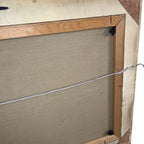 Large Tree Landscape Oil Painting – Lake & Tower Scene – Signed J. Carracci – Paintings by TheVoyageBird