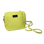 Laura di Maggio Handbag Purse in Bright Neon Yellow Adjustable Straps Women's Bags & Handbags by TheVoyageBird