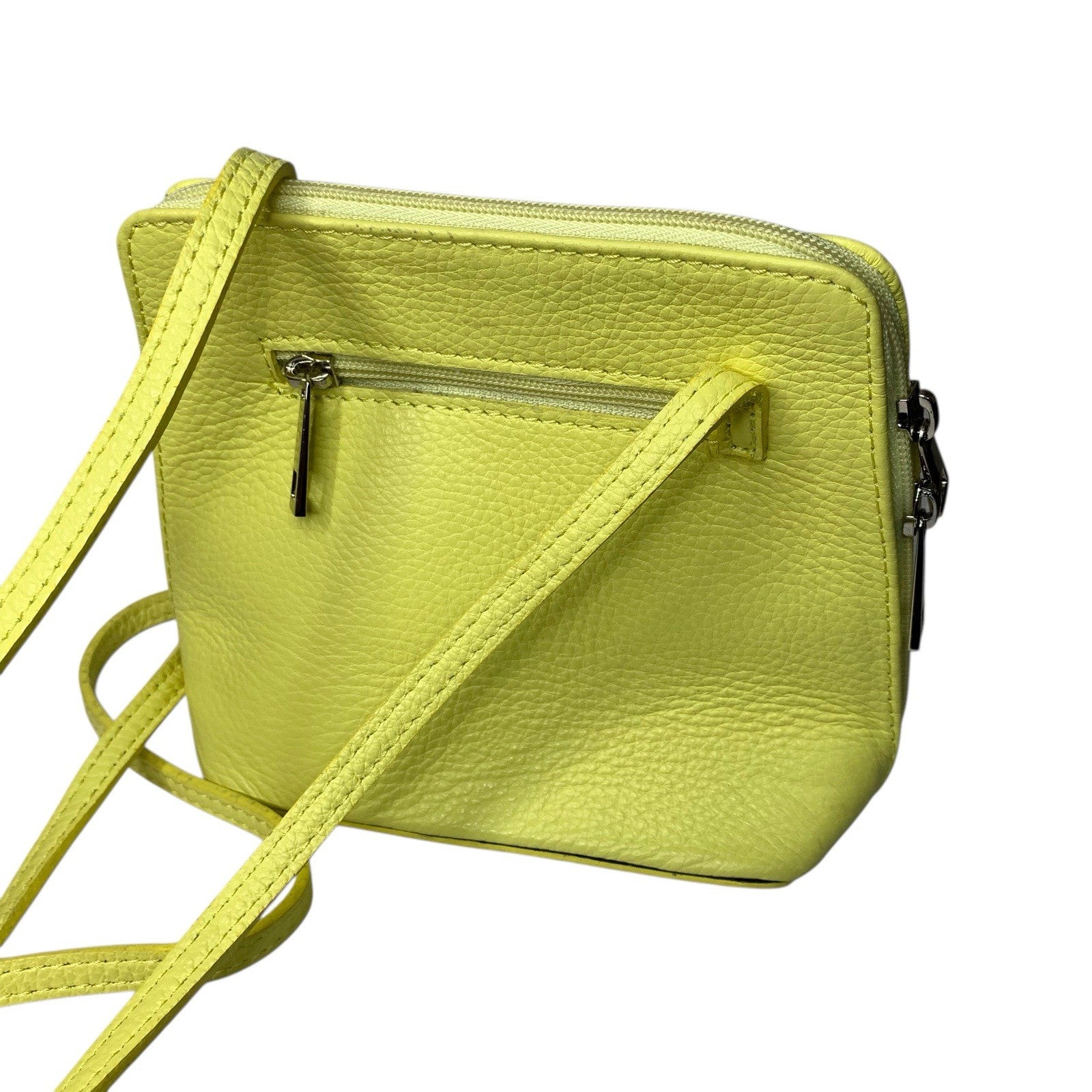 Laura di Maggio Handbag Purse in Bright Neon Yellow Adjustable Straps Women's Bags & Handbags by TheVoyageBird