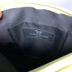 Laura di Maggio Handbag Purse in Bright Neon Yellow Adjustable Straps Women's Bags & Handbags by TheVoyageBird