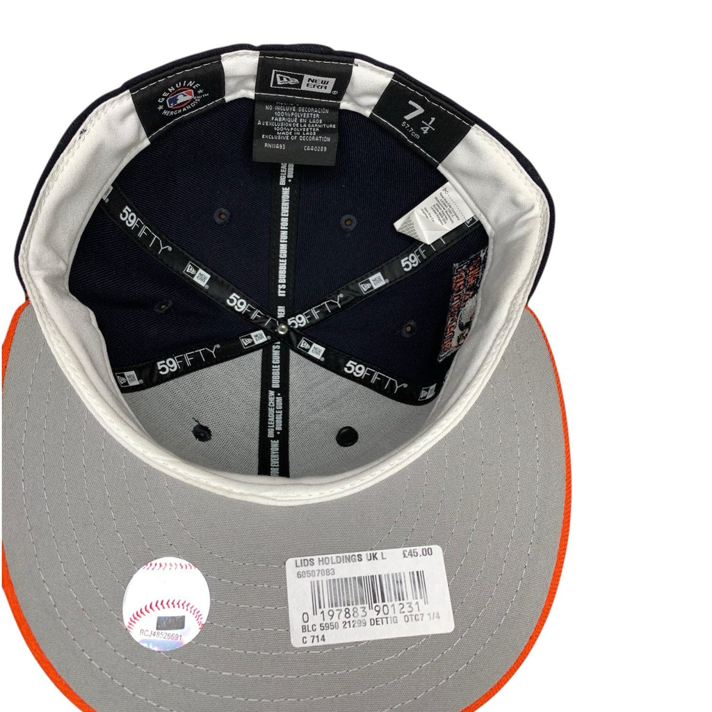 New Era 59Fifty Detroit Tigers Cap 7 1/4 – Big League Chew Patch & Pin – MLB Hats by TheVoyageBird