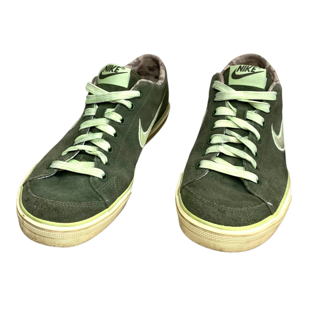 Nike Capri SI Suede Camo Trainers Women’s UK 4.5 Rare Lime Green Laces Khaki Trainers by TheVoyageBird