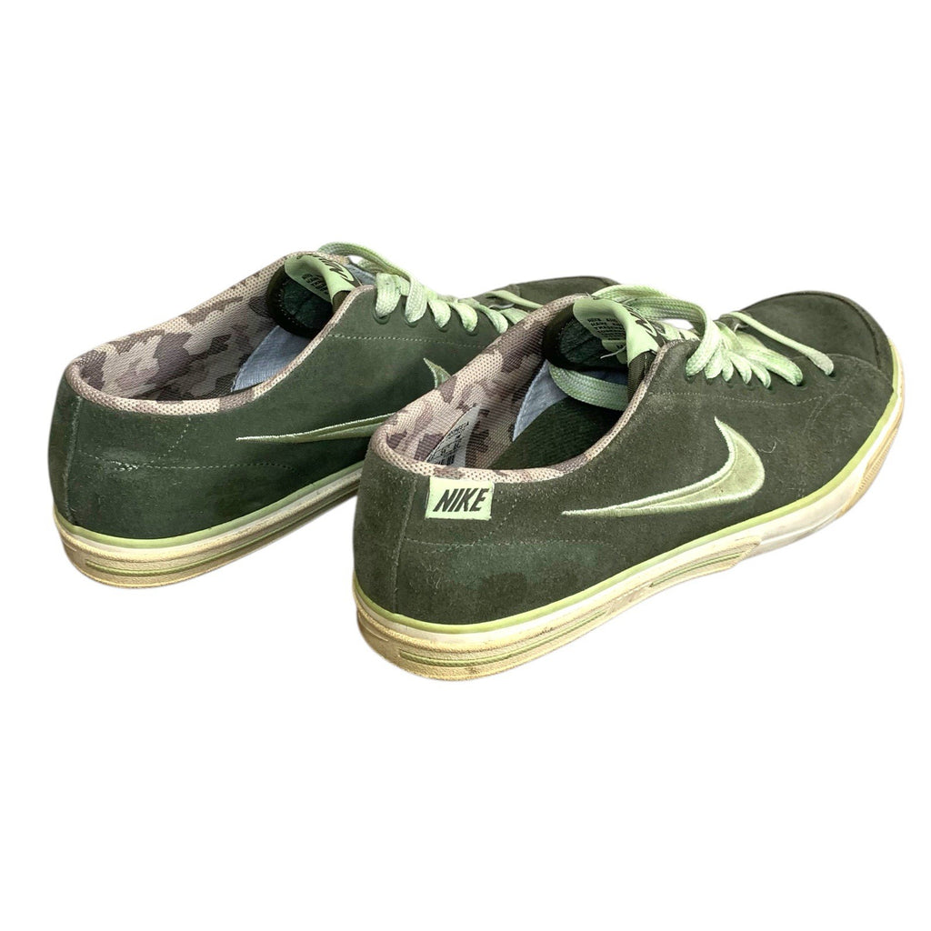 Nike Capri SI Suede Camo Trainers Women’s UK 4.5 Rare Lime Green Laces Khaki Trainers by TheVoyageBird