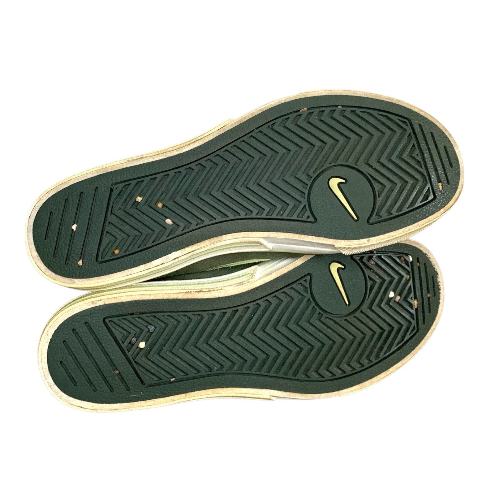 Nike Capri SI Suede Camo Trainers Women’s UK 4.5 Rare Lime Green Laces Khaki Trainers by TheVoyageBird