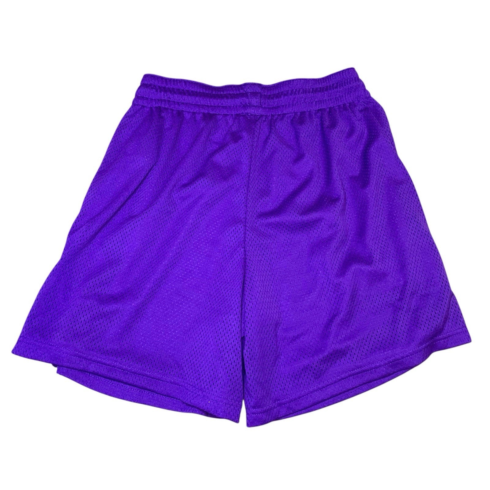 Nike LA Lakers Basketball Shorts Youth L 14-16 Yrs Purple Yellow NBA 160-170cm Activewear Shorts by TheVoyageBird