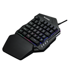 One Handed Gaming Keyboard Revolver Single Hand Anti Ghosting Keys - SADES TS36 Keyboards & Keypads by TheVoyageBird