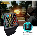 One Handed Gaming Keyboard Revolver Single Hand Anti Ghosting Keys - SADES TS36 Keyboards & Keypads by TheVoyageBird