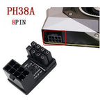 PCI-E Graphics Card Power Supply Adapter 180° 6Pin 8Pin PCIe Angled Turn Cable Power Cables & Connectors by TheVoyageBird