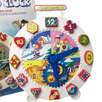 Play Around Clock Educational Teaching Toy - Numbers & Shapes Movable Arms Other Educational Toys by TheVoyageBird