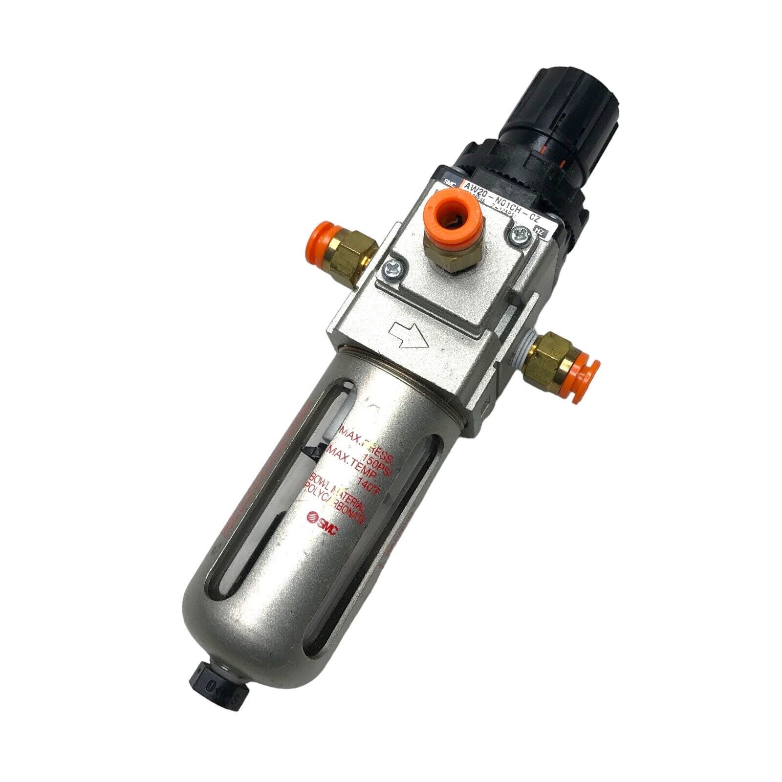 Pneumatic Filter Regulator SMC AW20-N01CH-CZ | Set Pressure 7~125 PSI SMC AW20-N Other Hydraulics & Pneumatics by TheVoyageBird