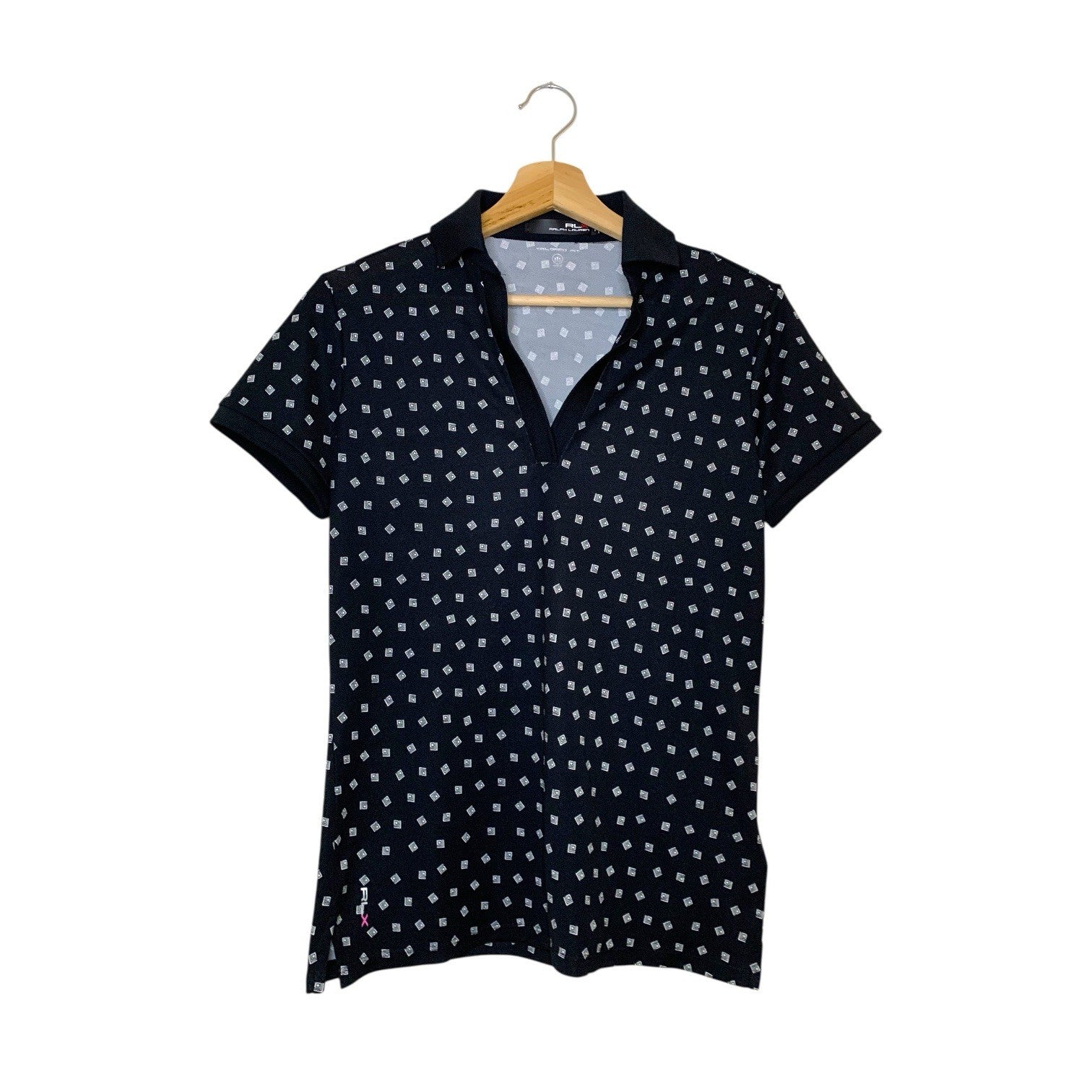 RLX Golf Ralph Lauren Women's Polo Shirt Size S - Stretch Printed Jersey Performance Top UK Tops & Shirts by TheVoyageBird