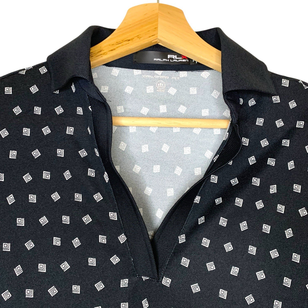 RLX Golf Ralph Lauren Women's Polo Shirt Size S - Stretch Printed Jersey Performance Top UK Tops & Shirts by TheVoyageBird
